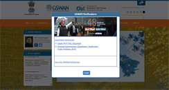 Desktop Screenshot of gswan.gov.in