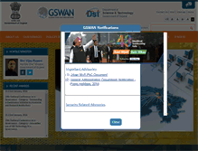 Tablet Screenshot of gswan.gov.in